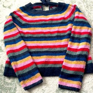 Beautiful Abercrombie & Fitch multi colored sweater